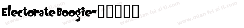 Electorate Boogie字体转换